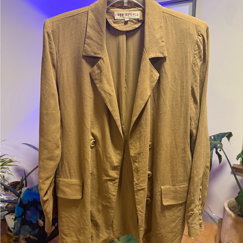 Free People Women's Brown Blazer